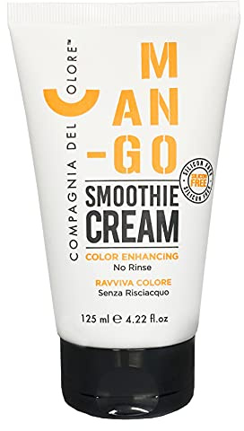 Compagnia del Colore - Man-go Smoothie Cream - Haarcreme ohne Ausspülen mit Mango, mit nährender Wirkung und repariert strapaziertes und behandeltes Haar - Haarprodukte - 125 ml