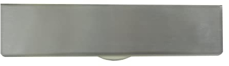 UAP 12 Inch iPlate Letter Box with Anti-Vandal Flap & Brushes - Draught Proof, Post Box for Wooden & uPVC Doors (24-80mm) - Weather-Resistant, Secure Letterplate Design (Satin Stainless Steel)