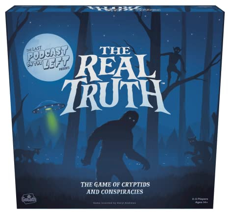 The Last Podcast on The Left Presents: The Real Truth - Strategy Game of World Conspiracy Theories and Mysteries, Board Game for 2-5 Players, Ages 14+