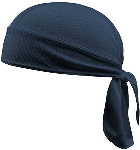 VIAUMBR Piratentuch Bandana Cap Durag Fahrrad Kopfbedeckung Motorrad Kopftuch unter Fahrradhelm Piraten Tuch Pirat Sommer Blau