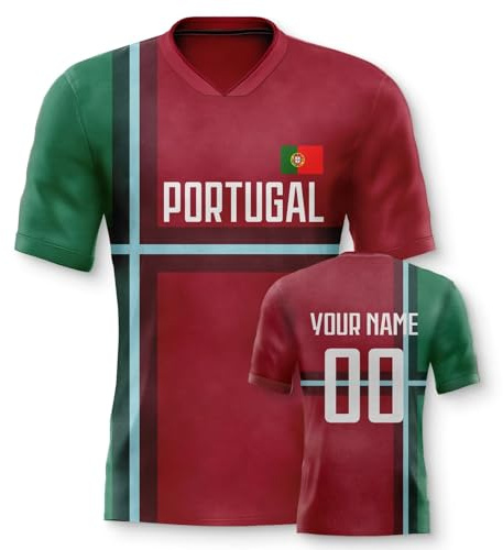 Personalisiertes Fussball Trikot 3D Druck Football Shirt mit Ihrem Namen und Nummer Hip Hop Football Jersey für Herren Damen Kinder