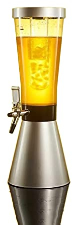 Dispensador de Torre de Cerveza Dispensador de torre de cerveza de 3 litros con grifo Dispensador de cerveza de raíz de barril de cerveza comercial con carámbano extraíble Torre Cerveza/Dispensador Be