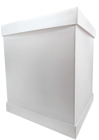 Bäckerei Spiegelhauer Torten-Karton hoch 37x37x45 cm I Tortenverpackung hoch aus Kartonage I Tortenbehälter Tortenschachtel zum Transportieren