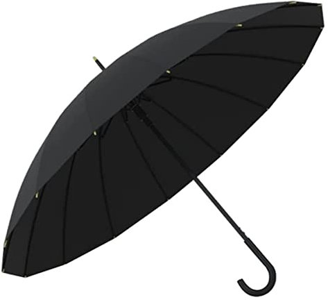 Sturmfest Regenschirm Regenschirme Großer Regenschirm, Regenschirm, Golfschirm, Strapazierfähiger Regenschirm, Sonnenschutz, Winddicht Für Damen Und Herren Schirm Stark ( Color : Black , Size : 86*110