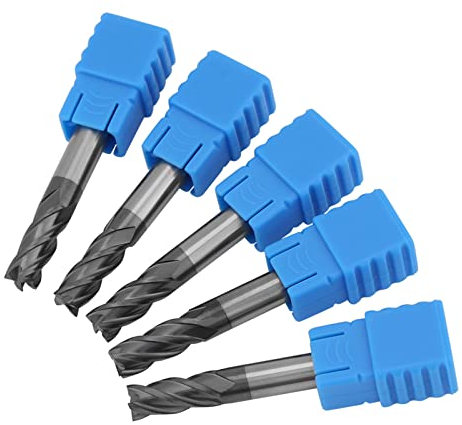 Wolframkarbid-Schaftfräser, 4-schneidiger Schaftfräser, CNC-Fräser, 6 Mm Durchmesser, 50 Mm Länge, Präzise Bearbeitungs- Und Schneidwerkzeuge Für Die Metallbearbeitung