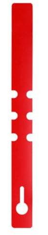 100 Stück 20x2cm Garten Pflanzenschilder,Wetterfest Einstellbar Hängende Pflanzen Schilder Wiederverwendbar Kunststoff Pflanzenetiketten Gartenschilder für Außengarten Bäume Blumen,Rot