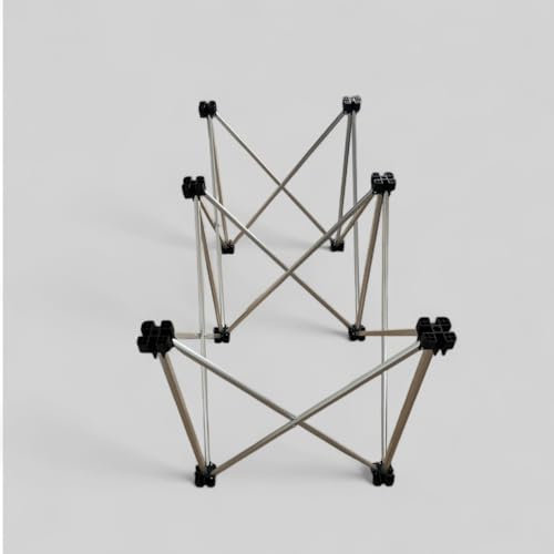 2.0 OUTILLAGE CARRELEUR Artisan français - Faltbare Werkbank, Fliesenlegertisch, Schwarz, Aluminium, Unbehandelt, 116 x 61 x 73 cm, max. 50 kg, für Fliesen