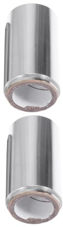 FRCOLOR 2rolls Hair Coloring Foil Hair Highlighting Foil Perm Tool Tin Nail Wrap Tool for Highlighting and Perm Use