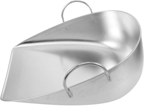 PRETYZOOM Stainless Steel Grain Shovel for Cleaning Dustpan Handheld Multi-use Shovel for Outdoor Cleaning Garden Tools for Gardening