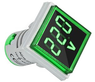 Voltmetro da 50 a 500 V Display a LED Rilevatori di tensioni Strumento di misurazione elettrico per applicazioni domestiche e industriali