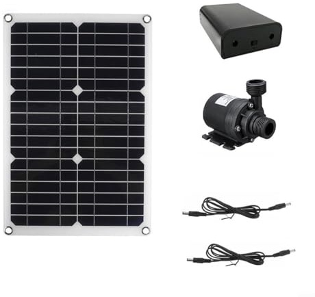 20W 800L/H DC12V Bürstenloser Solarpumpen-Set für Brunnen, Garten, Pool Geräuscharm, Einfache Installation, Vielseitig Einsetzbar, Langlebige Konstruktion, Kompakt & Tragbar
