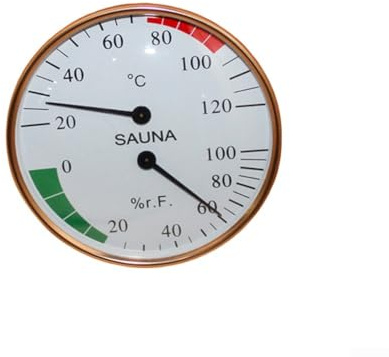 Stylish Sauna Thermometer and Hygrometer Essential Tool for Monitoring Temperature and Humidity
