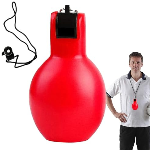 Senermter Sifflet Poire A Main, Sifflet A Presser, Sifflets De Sport De Plein Air Idéal pour L'arbitre, Le Sport, L'enseignant, L'entraînement, La Survie