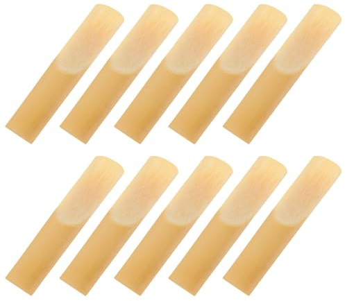 CLISPEED 10 Stück Teiliges Eb Altsaxophon Blättchen Härte Handgefertigt Robust Einfache Montage für Anfänger und Musiker Saxophon Zubehör