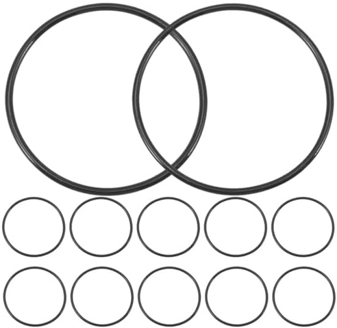 Tofficu Braccialetti in Silicone Nero 50 Pezzi Elastici e Leggeri per Accessori Fai-da-te Comodi da Indossare Design Semplice e Versatile