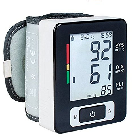 moniteur de pression sanguine Portable portables rythme cardiaque irrégulier BP et réglable poignet Idéal pour l'intégrité