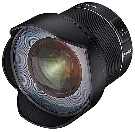 SAMYANG AF 14mm F2,8 kompatibel mit Nikon F - Autofokus Ultra Weitwinkel Objektiv mit 14 mm Festbrennweite für Vollformat Nikon DSLR Spiegelreflex Kameras mit Nikon-F Mount, Metallgehäuse