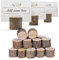 THE TWIDDLERS - 50 Pine Wood Rustic Table Place Card Name Holders for Weddings & Events - Menu & Photo Holders for Events, Card Stand Name & Number Holders - 3cm