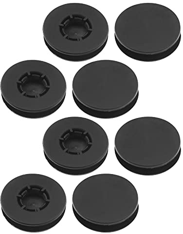 eMagTech 8 Stück BQ6680520 Befestigungsclips für Autofußmatten, kompatibel mit Mercedes-Benz W631/W201/W205/A205/C204/S204/C117/CL203 /C209/W213/X253/W166/R230/Autoersatzzubehör, Kunststoff, schwarz