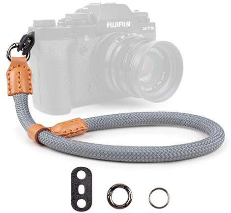 VOVMOEYA Kamera Handschlaufe, Kameragurt aus Seil für Sony Alpha A7 IV A6400 A6000 Canon EOS Fujifilm X100V Nikon DSLR