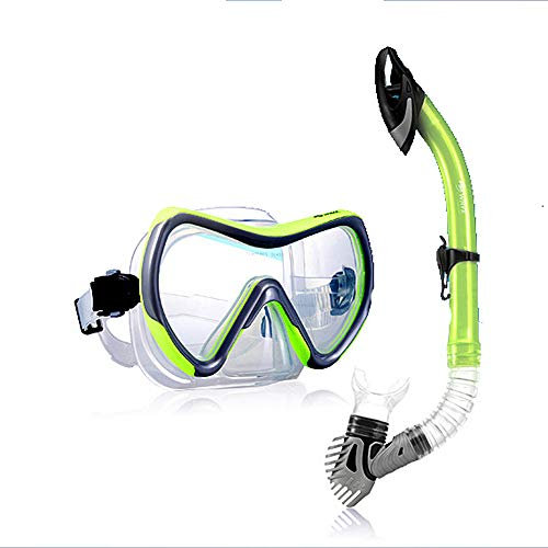 Schnorchelset, Schnorchelmaske, Wide View Diving Anti Fog Anti Leak, professionelle Schnorchelausrüstung zum Schnorcheln/Tauchen/Schwimmen