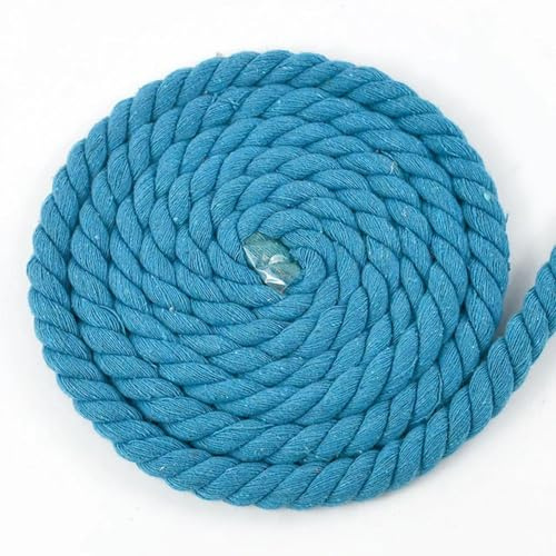 5/10 m, 12 mm, 3 Anteile, gedrehtes Baumwollseil, gewebtes Geflecht, Kordel, Tasche, Kordelzug, dekoratives Makramee-Seil, Nähzubehör