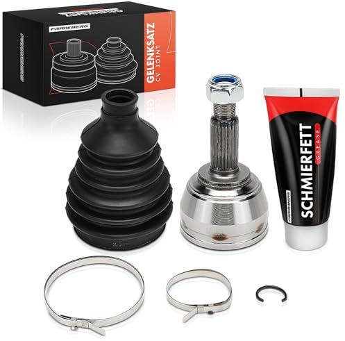 Frankberg Jeu de Joints Arbre de Transmission Avant Côté roue Compatible avec Micra III K12 1.5L 2005-2010 Note E11 NE11 1.5L 2006-2012 Remplacer# 39211BC625