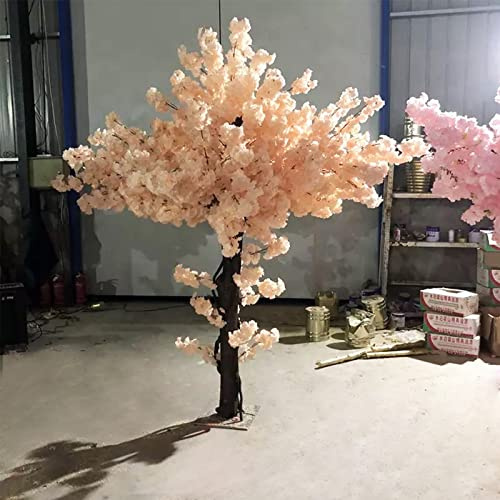Künstlicher Kirschblütenbaum, Kirschblüten-Dekor, japanischer Kirschblütenbaum, künstlicher Kirschblüten-Kunstbaum, handgefertigter hellrosa Baum für Heimdekoration, 1,5 x 1,5 m/4,9 x 4,9 Fuß