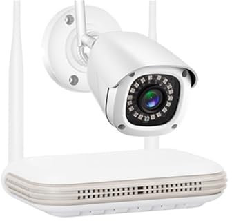 Ruiseawing DVR Surveillance kits, Camera Kit 3MP H.265+ 2.8mm Wide Angle AI Face Detect Outdoor Security CCTV 8CH NVR Video Surveillance System(None,NVR and 1Camera)