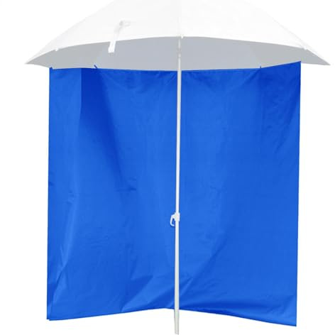 Generisch Tessuto per ombrellone portatile, tessuto per ombrellone da spiaggia, surround, impermeabile, per campeggio, design a metà circonferenza