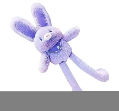 Bunny Stretchy Bunny – Verbesserung der Bauqualität, 11-Zoll-Kaninchen-Anhänger | Interaktives Spielzeug mit Orees Joe, ultraweicher Stoff für die Party, zu Hause P