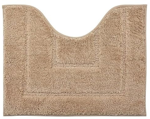 Insun Alfombra Baño Absorbente Antideslizante, Tapete WC Suave Microfibras Lavable para Baño Caqui 2 50 x 40 cm