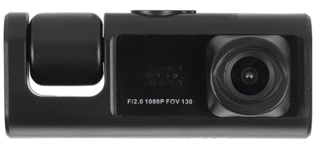 Asixxsix Telecamera da Cruscotto per Auto, Mini Dashcam un 3 Registratore di Guida per Auto con Schermo Ips, Telecamera per Wi-fi con Visione NoTurna Wdr Grandangolare da 170 °