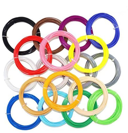 Hohopeti Pen Filament Nachfüllpack Pla Farben Sortiment Präzises Druckfilament Für Stifte Und Drucker Kreatives DIY Zubehör