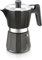 BRA 09303 Cafetera Italiana Inducción, Aluminio, Negro, 12 tazas