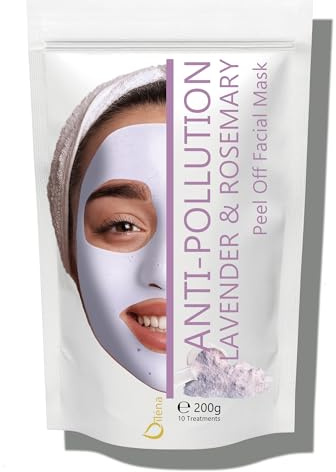 Anti-föroreningsmask lavendel och rosmarin kvinna aktiv mask peel-off alginat mask pulver 200 g fuktgivande exfolierande ansiktsmask