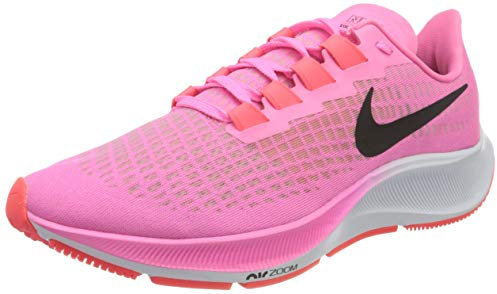 Nike Air Zoom Pegasus 37, Scarpe per Jogging su Strada Donna, Pink Glow/Black/Platinum Viole, 38 EU