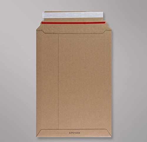 Mailer Envelopes/Cardboard Envelopes A4 X 10/Pack - Rigid Mailer A4 for Book Packaging DVDs etc The Ideal Capacity Book Mailers Expand to Fit 35mm Thickness, Large Letter Size at 25mm.
