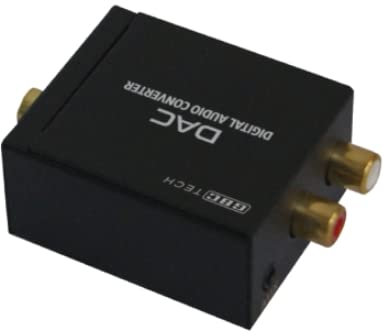 Generico MINI CONVERTITORE AUDIO DIGITALE/ANALOGICO CON USCITA 3,5MM STEREO PER CUFFIE