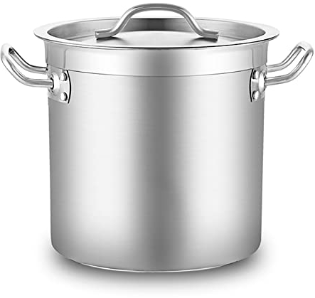 Suppen-Eimer/Suppentopf dicke dreischichtige zusammengesetzte Bottom Edelstahl kommerzielle extra große Sole-Koch-Eimer mit Deckel (Size : 40cm)