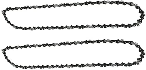 SPARES2GO 14 Chainsaw Chains compatible with Makita EA3200SE UC4051A XCU03 XCU09 (52 Links, 3/8″ LP, 0.43, 1.1mm, Pack of 2)