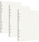 A5 Papier Karierte Nachfüllpapier Set, 6 Löcher Nachfüllbare Notizpapier Refill Paper, 135 Blätter Notebook Squared Paper Nachfülleinlagen für A5 Notizbuch Tagbuch Skizze Malerei