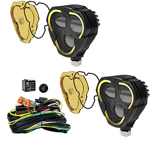 KC HiLiTES 284 FLEX ERA® 3 Dual Mode SAE Fog Lights - 2-Light Master Kit