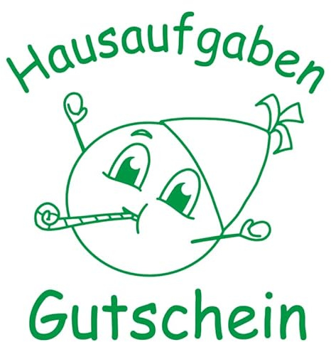 TimeTEX - Siebdruck-Stempel Perpetuum Hausaufgaben-Gutschein - 20 x 20 mm - 62368
