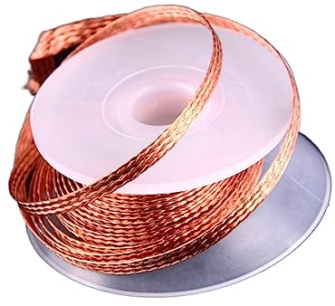 1 Rolle 1,5 m x 3,5 mm/3,0 mm/2,0 mm Kupfer-Zinn-Entfernungsband, Lötzinn-Entferner, Reinigung (Color : Copper, Size : 3.0mm)