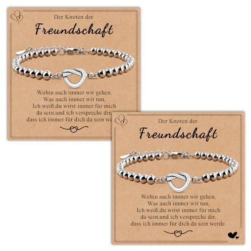 SUNSH Schwester Geschenk, Freundschaft Geschenke, Geschenk Schwester Geburtstag, Geschenke für Beste Freundin, Armband Damen, Weihnachten Valentinstag Geburtstag