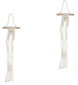 Warmhm 2St Hutablage wandverkleidung wand polsterung Hut Aufbewahrung jacket hanger kleider Hutregal eincremehilfe Hutschachtel hängender Kappenhalter Hutbügel aus Baumwollseil Holz