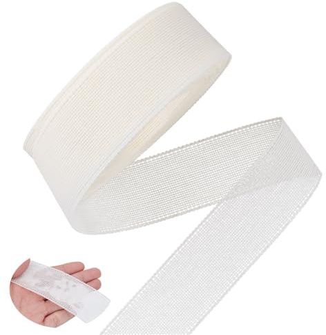 NBEADS Nastro Termoadesivo per Tessuti Da 10 iarda, Strumento per Cucire Orli Arricciati Da 37.5mm, Nastro per Orlo A Spina di Pesce per Fai Da Te, Artigianato Fatto A Mano, Orlo per Abiti