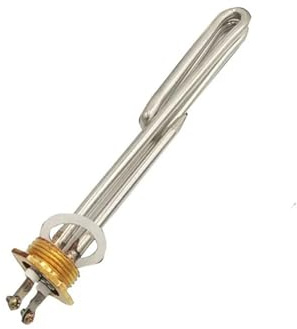 DN25 220V Electric Heater Fold Back Type Immersion Water Heater Heating Element With Probe Tube 2KW/3KW/4KW(2KW 230mm)