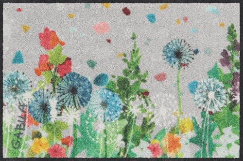 Salonloewe Fussmatte Bee Happy Portrait I Schmutzfangmatte & Fußabtreter für Innen 50 x 75 cm